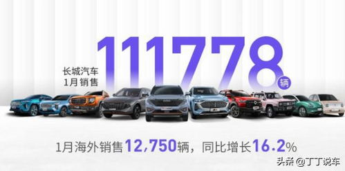 長(zhǎng)城汽車(chē)1月銷(xiāo)量破11萬(wàn)臺(tái)，多款車(chē)型銷(xiāo)量超萬(wàn)